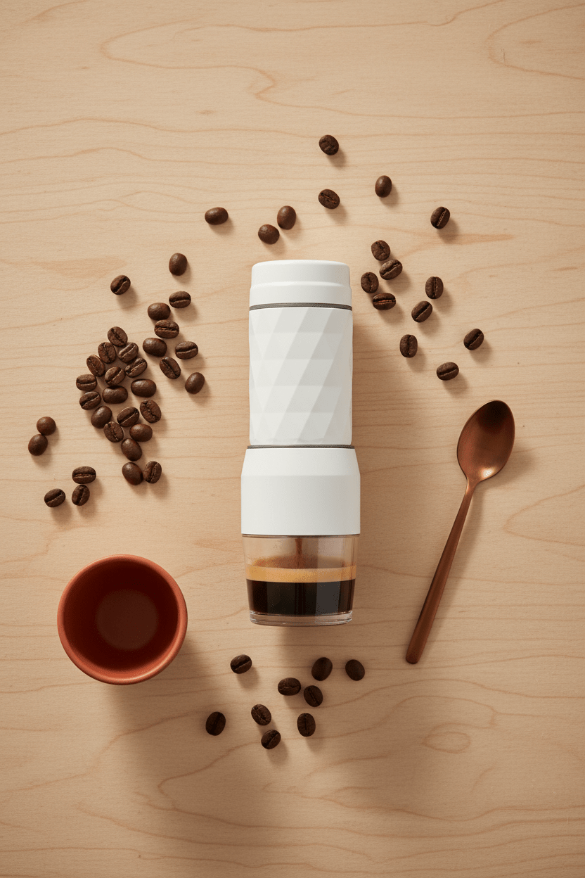 Machine a cafe | Espresso Pro Portable | Blanc - Minimaliste Lab
