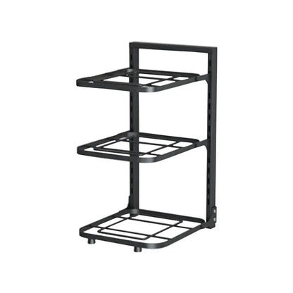 Etagère cuisine sous évier inox multi-couches | organisateur rangement cuisine