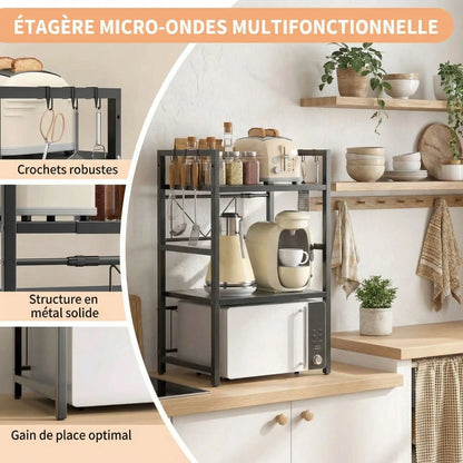 etagere cuisine crochets ustensiles
