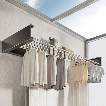 étendoir à linge gain de place buanderie MinimalisteLab