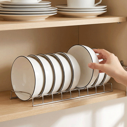 utilisation organisateur assiettes animation rangement cuisine