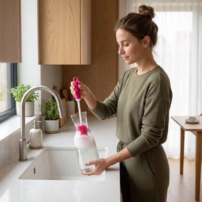 Goupillon bouteille | Grande Profondeur Nettoyage Parfait - Minimaliste Lab