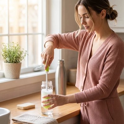Goupillon bouteille | Grande Profondeur Nettoyage Parfait - Minimaliste Lab