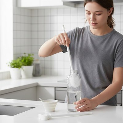 Goupillon bouteille | Ergonomique Grande Profondeur - Minimaliste Lab