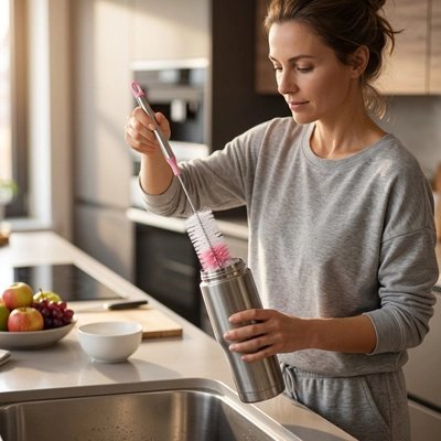 Goupillon | Professionnel Ergonomique Inox - Minimaliste Lab