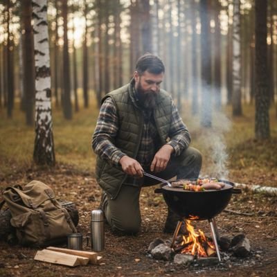 Grille barbecue ronde​ 