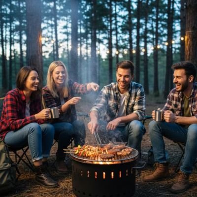 Grille barbecue ronde​ 