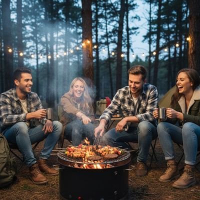 Grille barbecue ronde​ 