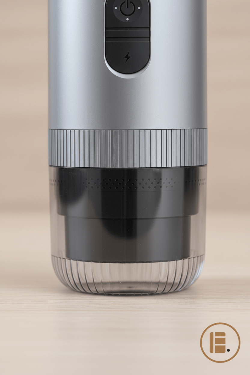 Machine à café | Portable Rechargeable | Argent métallisé - Minimaliste Lab