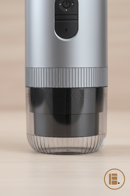 Machine à café | Portable Rechargeable | Argent métallisé - Minimaliste Lab