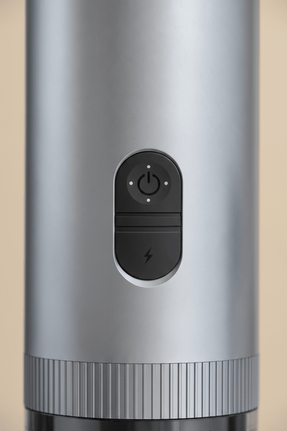 Machine à café | Portable Rechargeable | Argent métallisé - Minimaliste Lab