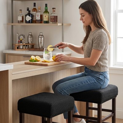 Housse pour tabouret de bar 
