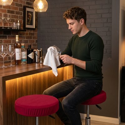 Housse tabouret de bar 