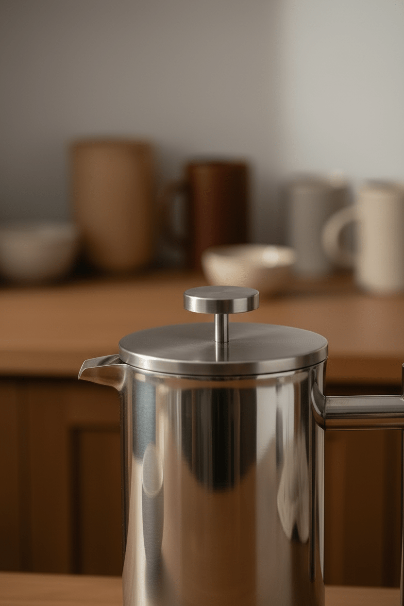 Cafetière à piston | Extraction Optimale - Minimaliste Lab