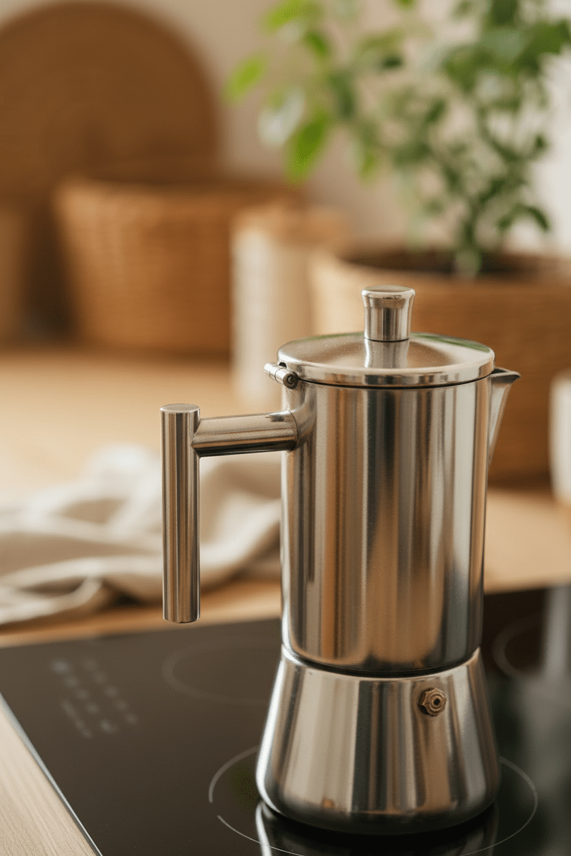 Cafetiere italienne | Espresso Authentique 3 Capacités - Minimaliste Lab