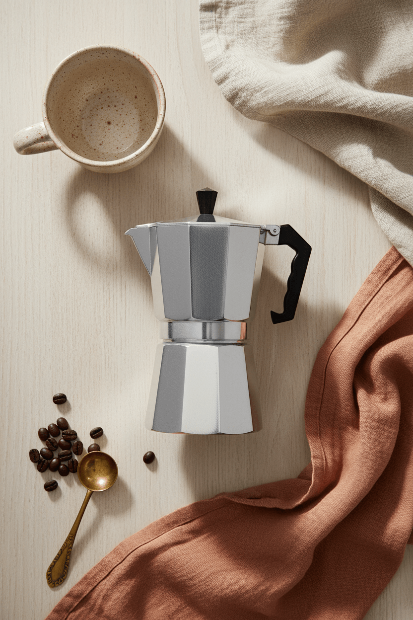 Cafetiere italienne | Authentique Inox PlusieursTailles - Minimaliste Lab
