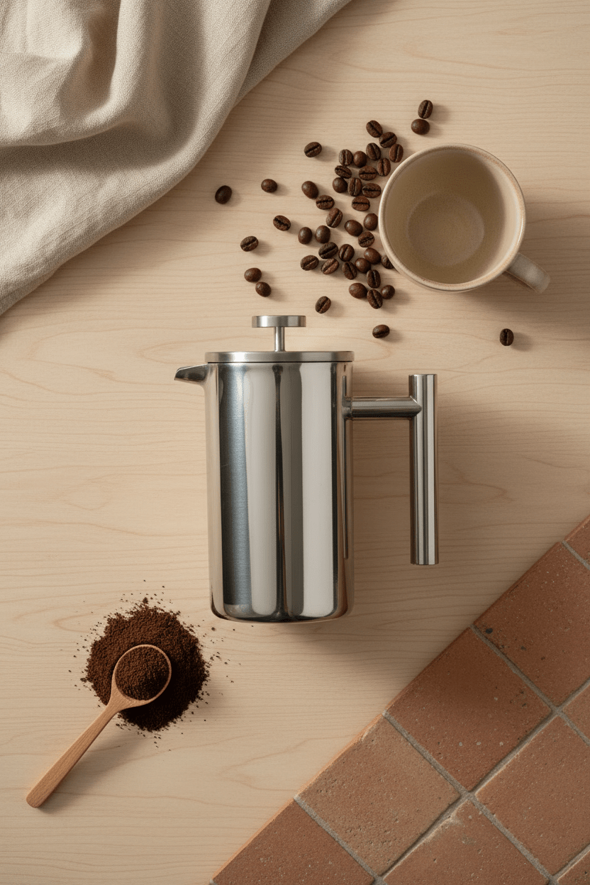 Cafetière à piston | Extraction Optimale - Minimaliste Lab