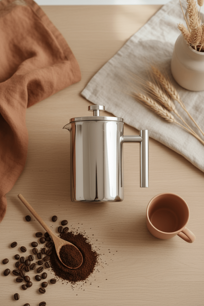 Cafetière à piston | Extraction Optimale - Minimaliste Lab