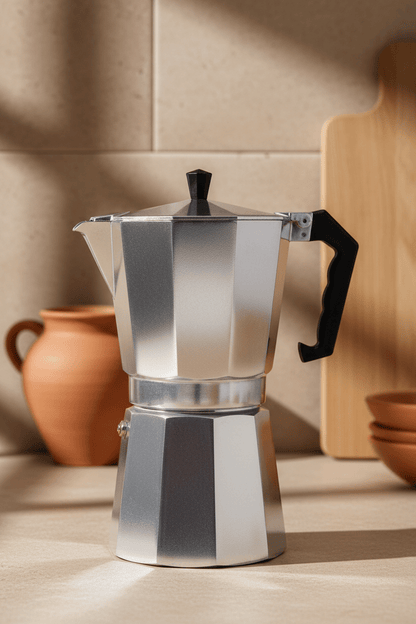 Cafetiere italienne | Authentique Inox PlusieursTailles - Minimaliste Lab