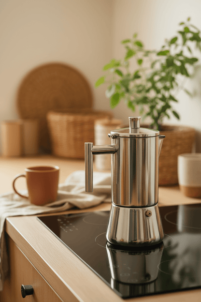 Cafetiere italienne | Espresso Authentique 3 Capacités - Minimaliste Lab