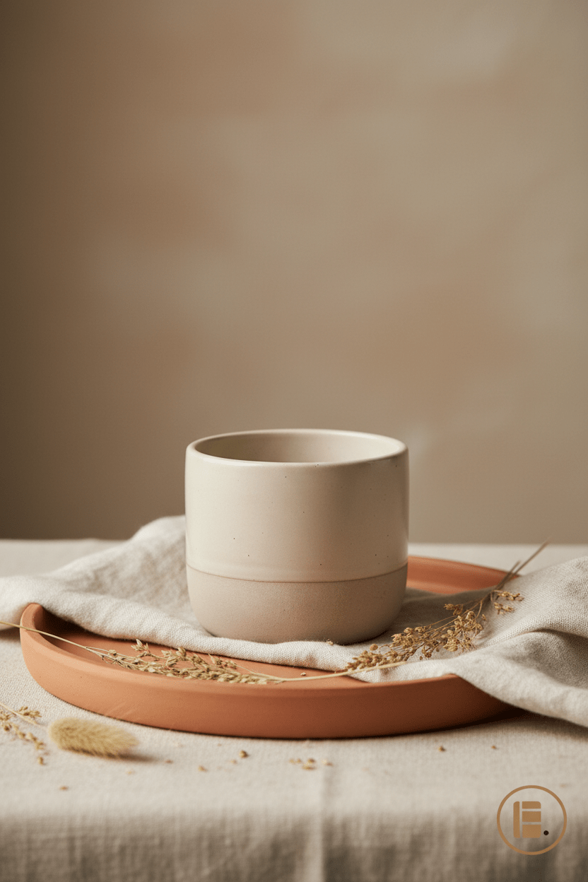 Tasse à café | Wabi-Sabi Minimaliste en Grès - Minimaliste Lab