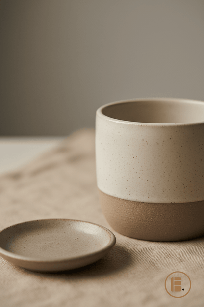 Tasse à café | Wabi-Sabi Minimaliste en Grès - Minimaliste Lab