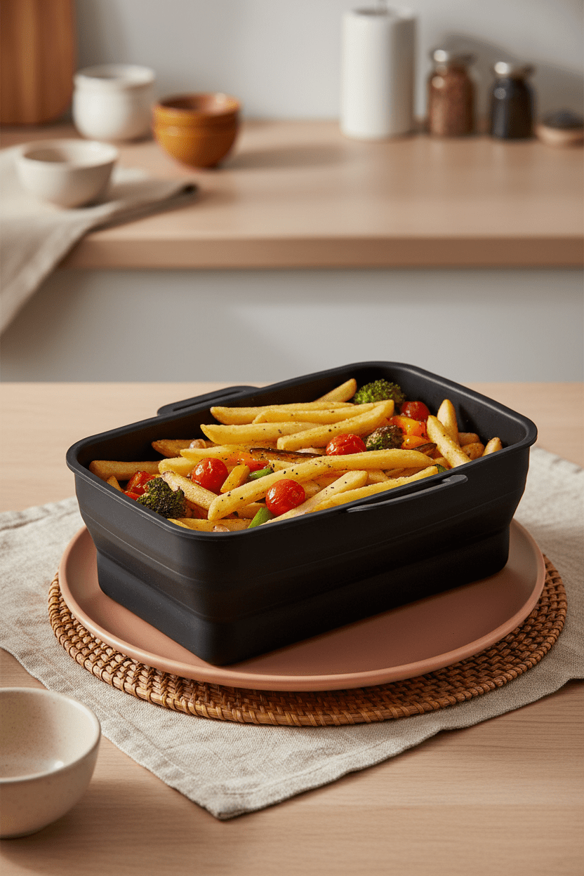 Moule Silicone Air Fryer | Pliable Anti-adhésif - Minimaliste Lab