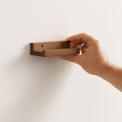 installation support mural vinyle bois rustique