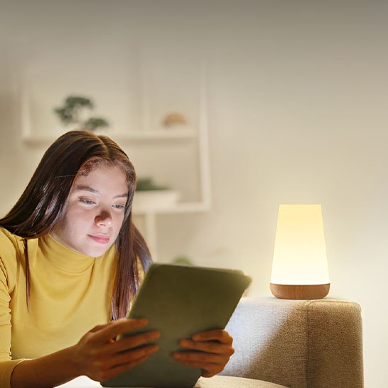 Lampe de chevet tactile 