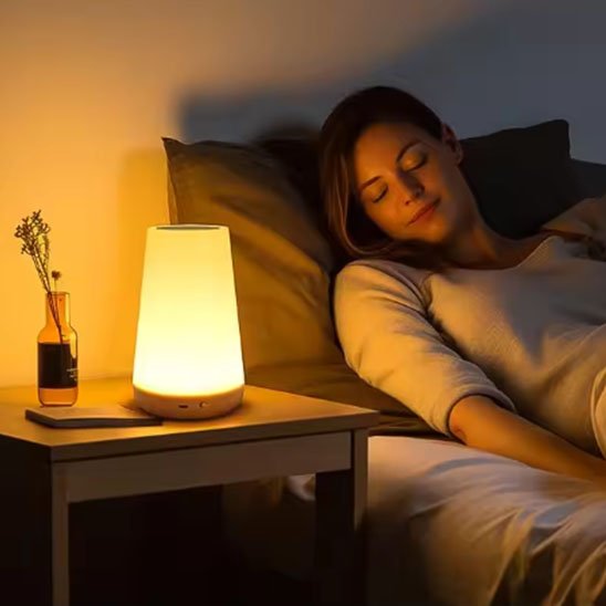 Lampe de chevet tactile 