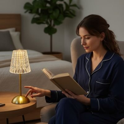 Lampe de table rechargeable