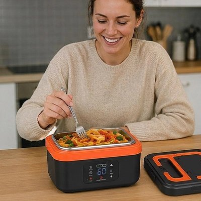 Lunch box chauffante | Nomade Pro USB Repas Chaud - Minimaliste Lab