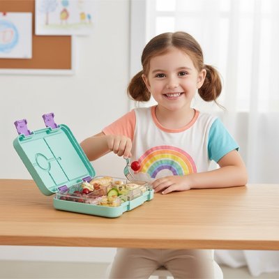Lunch box enfant | Étanche et Compartimentée - Minimaliste Lab