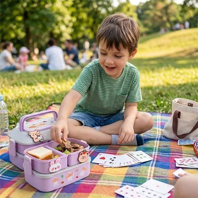 Lunch box enfant | Pratique et Colorée - Minimaliste Lab