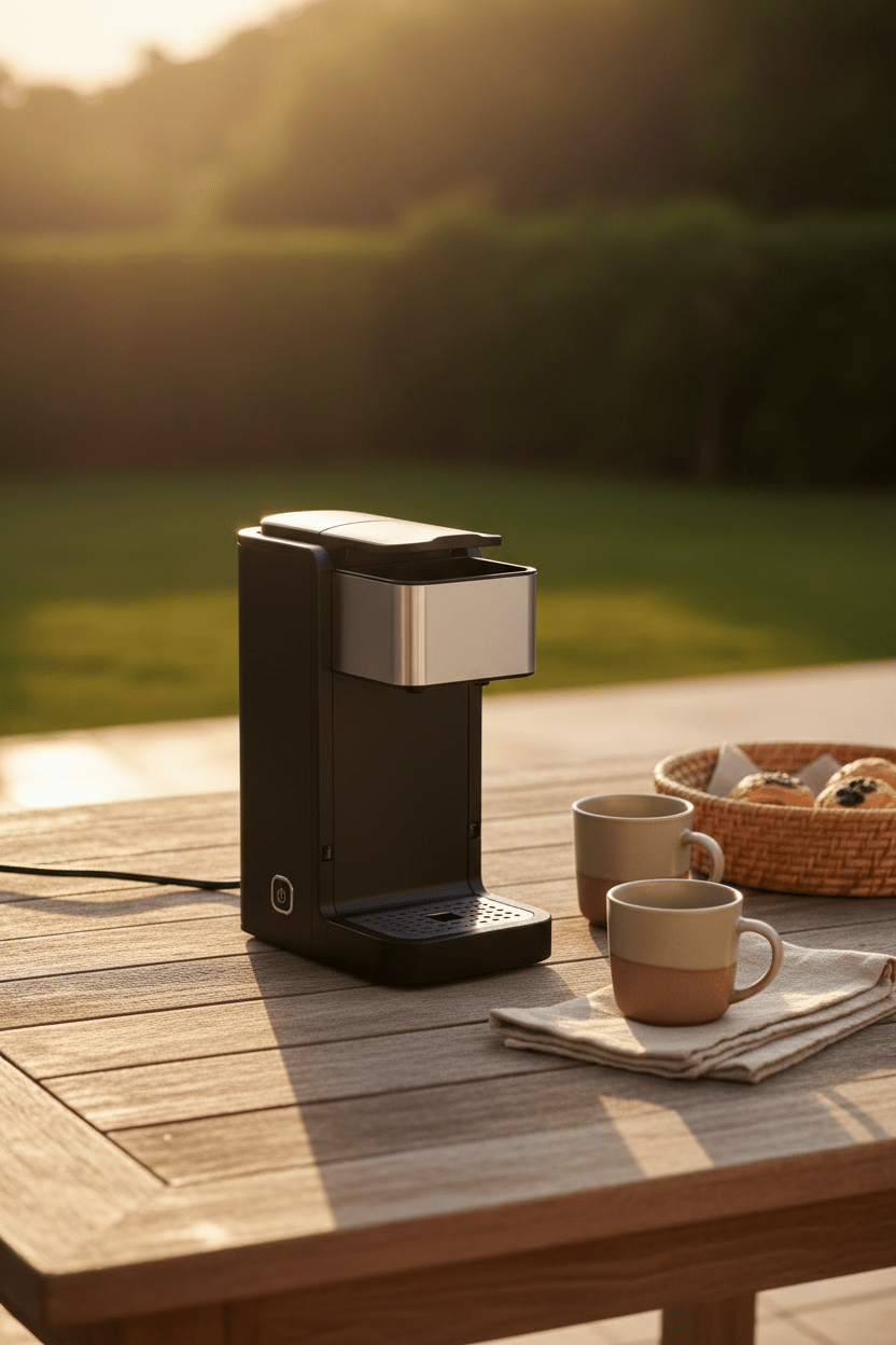 Machine a Cafe | 2-en-1 Capsules Moulu - Minimaliste Lab