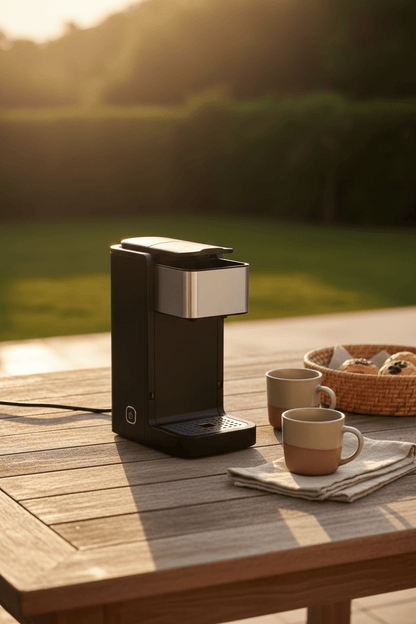 Machine a Cafe | 2-en-1 Capsules Moulu - Minimaliste Lab