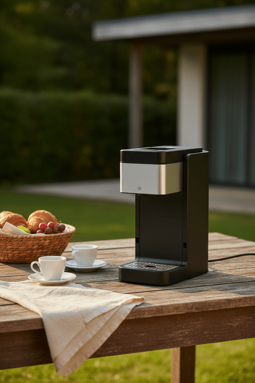 Machine a Cafe | 2-en-1 Capsules Moulu - Minimaliste Lab
