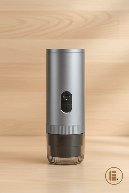 Machine à café | Portable Rechargeable | Argent métallisé - Minimaliste Lab