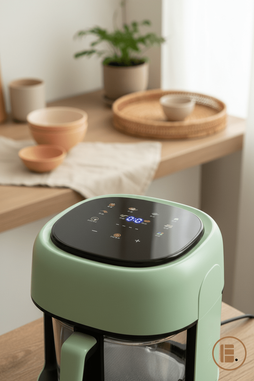 Air Fryer | Alimentation Saine | Vert - Minimaliste Lab