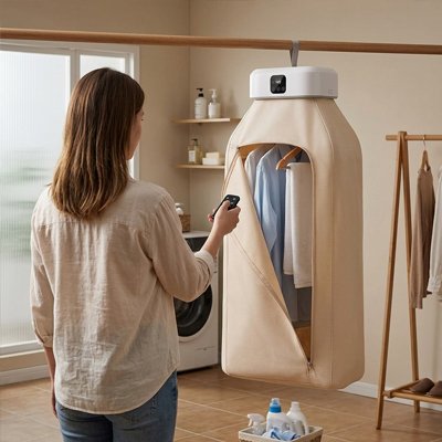mini sèche-linge compact buanderie MinimalisteLab