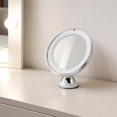 Miroir grossissant lumineux