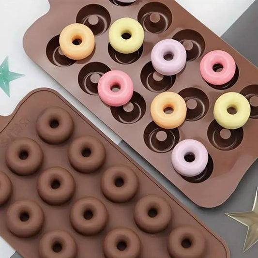 Moule donuts | Silicone antiadhésif 6 cavités - Minimaliste Lab