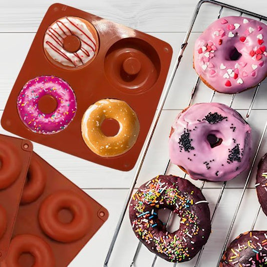 Moule donuts | Silicone 6 cavités - Minimaliste Lab