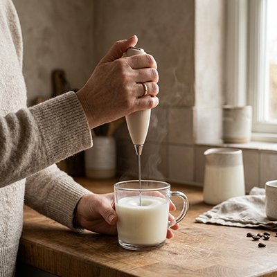 Mousseur à lait électrique