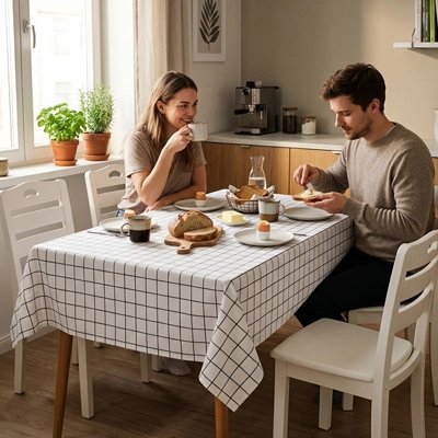 Nappe de table | Élégance Protection Cuisine - Minimaliste Lab