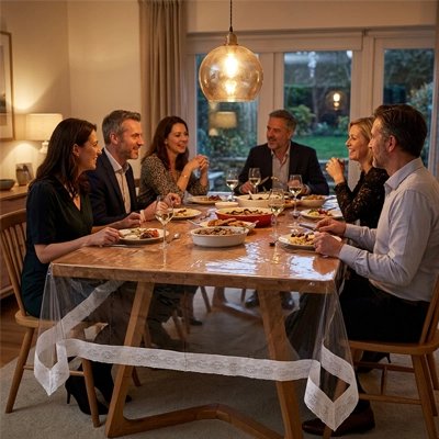 Nappe transparente