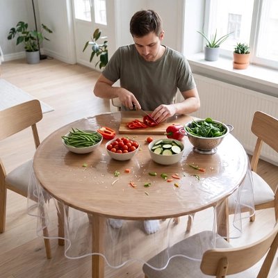 Nappe transparente
