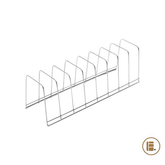 organisateur cuisine support assiettes inox rangement placard principal MinimalisteLab