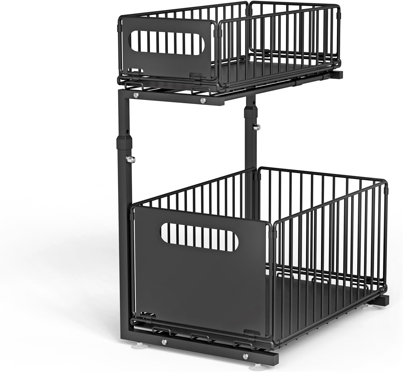 organisateur placard cuisine noir coulissant