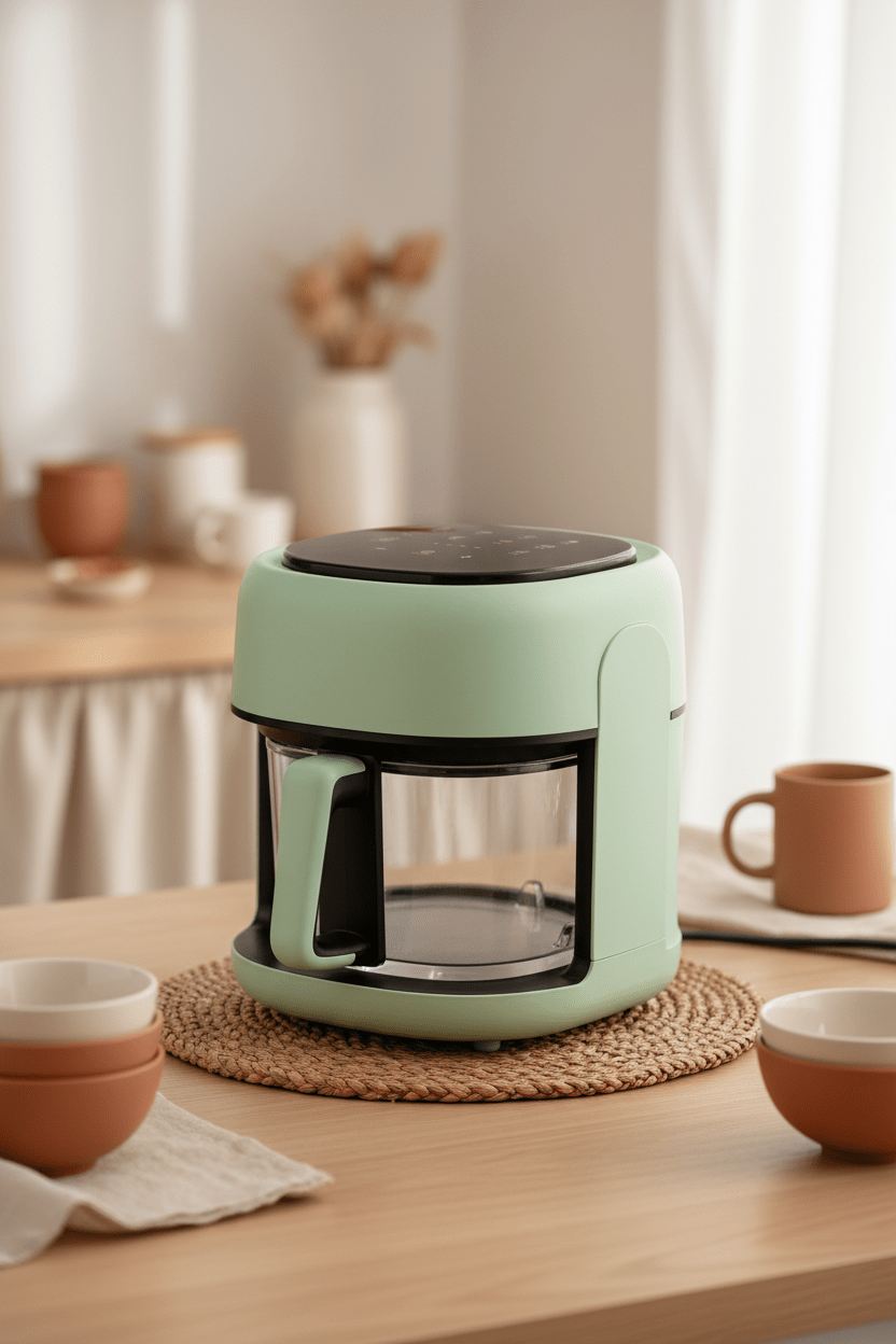 Air Fryer | Alimentation Saine | Vert - Minimaliste Lab